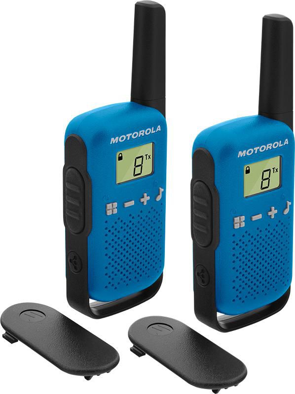 Motorola Talkabout T42 Two-Way Radio 16 Channels Black, Blue - W128822601