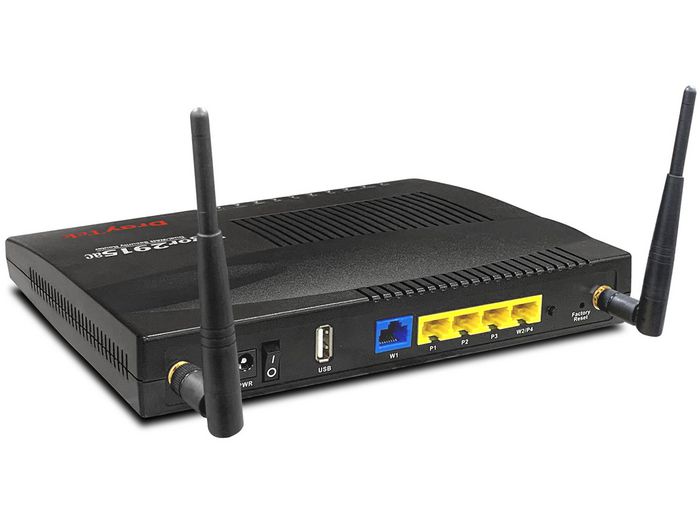 Draytek Wireless Router Gigabit Ethernet Dual-Band (2.4 Ghz / 5 Ghz) Black - W128822701