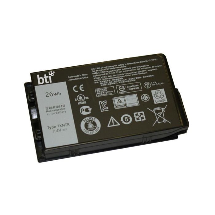 Origin Storage Replacement Battery For Dell Latitude 12 7202 Rugged Tablet Replacing Oem Part Numbers 7Xntr Fh8Rw // 7.4V 3420Mah - W128822813