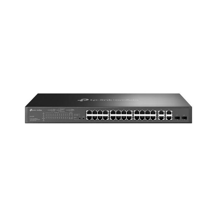 TP-Link 2428P Network Switch Managed L2 Fast Ethernet (10/100) Power Over Ethernet (Poe) 1U Black - W128823102