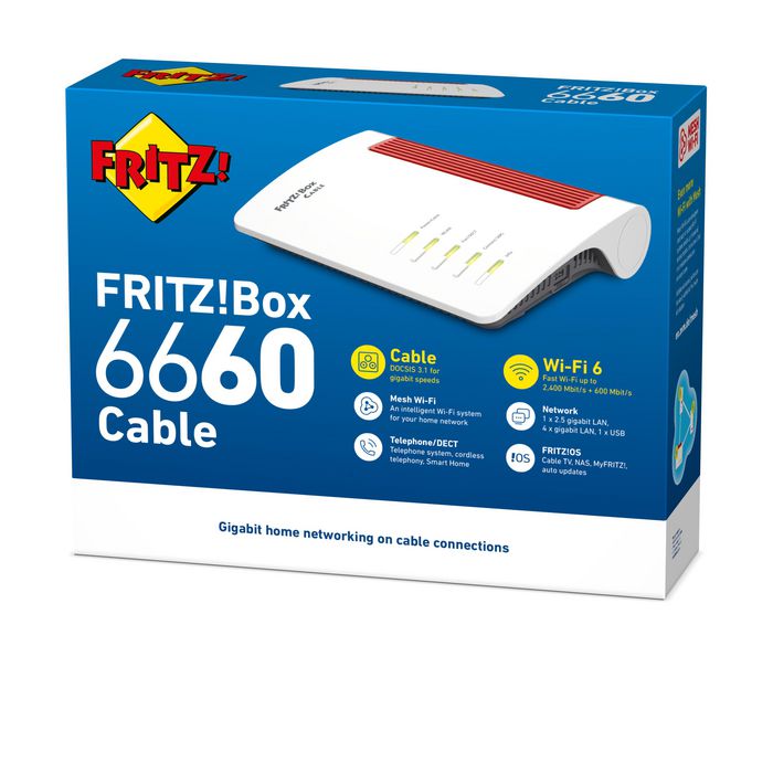 AVM Fritz!Box 6660 Cable Retail International - W128823187