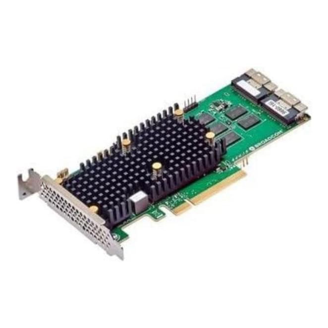 Broadcom 9660-16I Interface Cards/Adapter Internal Sas, Sata, Sff-8654 - W128823918