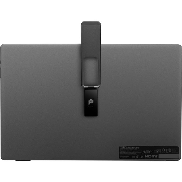 MSI 15.6" Portable Monitor, Adjustable Kickstand, Fhd (1920 X 1080), 60Hz, Ips, 2X Usb-C, Mini Hdmi, Speakers, Anti-Flicker, Less Blue Light, Black - W128824181