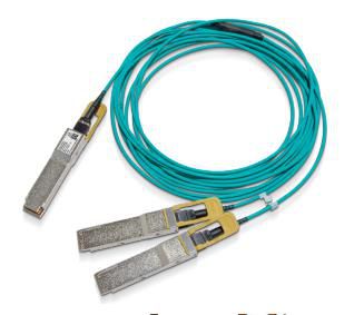 NVIDIA Mfs1S50-H005V Fibre Optic Cable 5 M Qsfp56 2X Qsfp56 Blue - W128824252