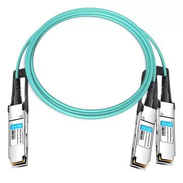 NVIDIA Mfs1S50-H003V Infiniband Cable 3 M Qsfp56 2X Qsfp56 Blue - W128824258