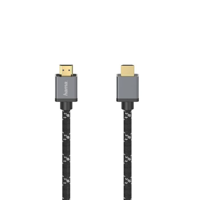 Hama 8 Hdmi Cable 1 M Hdmi Type A (Standard) Black, Grey - W128824552