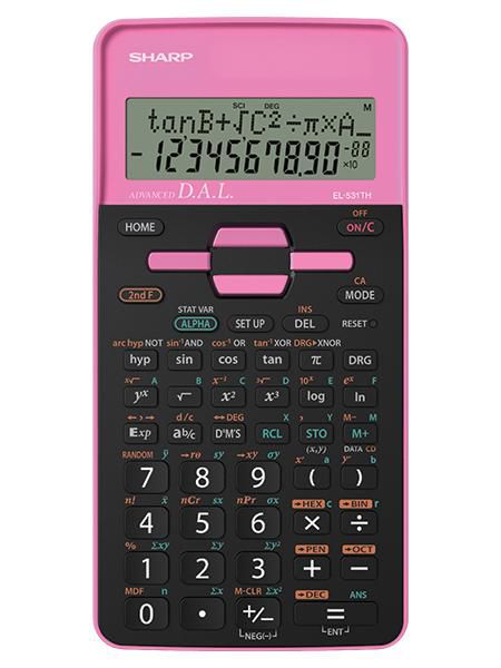 Sharp El531Thbpk - Rosa Calculator Pocket Scientific Black, Pink - W128824650