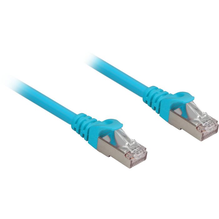 Sharkoon Cat.6A Sftp Networking Cable Blue 1.5 M Cat6A S/Ftp (S-Stp) - W128824756