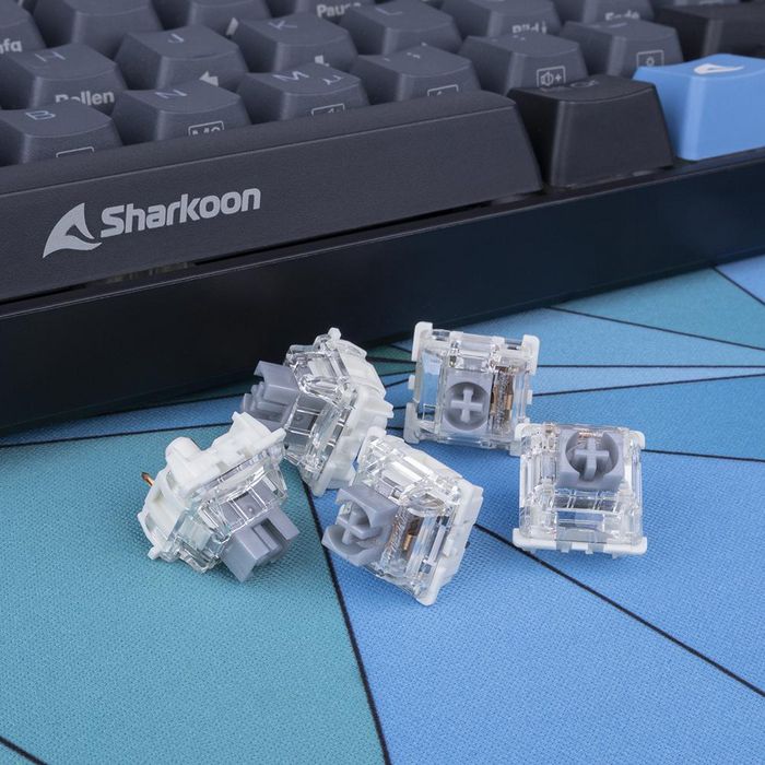 Sharkoon Gateron Pro 2.0 Silver Keyboard Switches - W128825163