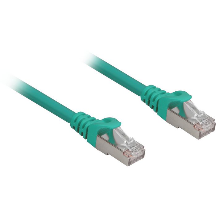 Sharkoon Cat.6A Sftp Networking Cable Green 0.5 M Cat6A S/Ftp (S-Stp) - W128825265