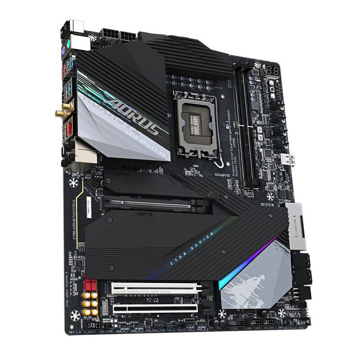 Gigabyte - Supports Intel 13Th Gen Core Cpus, Digital Direct 15+1+2 Phases Vrm, Up To 8700Mhz Ddr5 (O.C), 4 X M.2 Pcie 4.0 X4/X2, Wi-Fi 6E Ax211, 2.5Gbe Lan, Usb 3.2 Gen 2 - W128825680