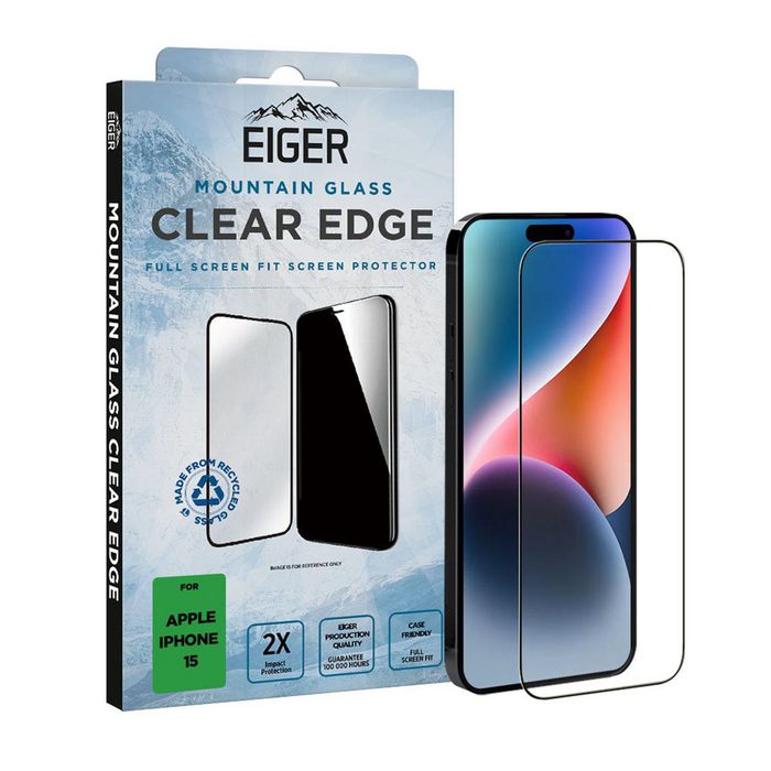 Eiger Mountain Glass Clear Edge Clear Screen Protector Apple 1 Pc(S) - W128825830