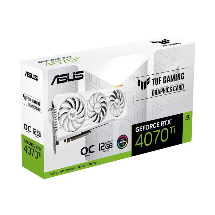 Asus Tuf Gaming Tuf-Rtx4070Ti-O12G-White-Gaming Nvidia Geforce Rtx 4070 Ti 12 Gb Gddr6X - W128826600