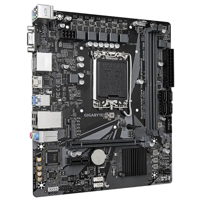Gigabyte Motherboard - Supports Intel Core 14Th Cpus, 4+1+1 Hybrid Digital Vrm, Up To 3200Mhz Ddr4, 1Xpcie 3.0 M.2, Gbe Lan , Usb 3.2 Gen 1 - W128827232