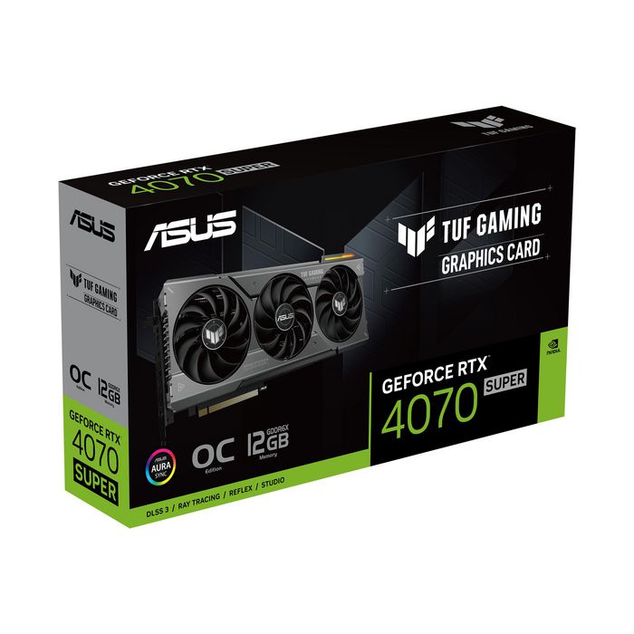 Asus Tuf Gaming Tuf-Rtx4070S-O12G-Gaming Nvidia Geforce Rtx 4070 Super 12 Gb Gddr6X - W128827540