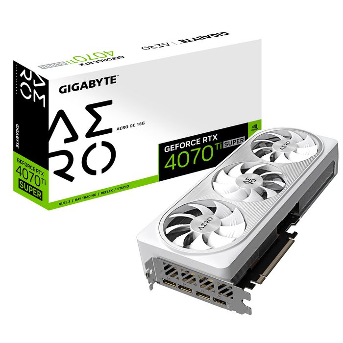 Gigabyte Aero Geforce Rtx 4070 Ti Super Oc 16G Nvidia 16 Gb Gddr6X - W128827567