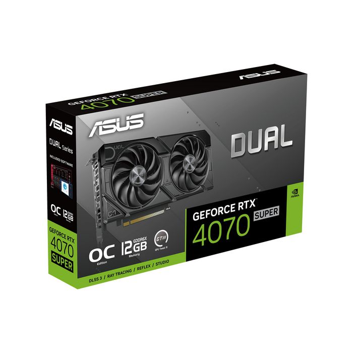Asus Dual -Rtx4070S-O12G-Evo Nvidia Geforce Rtx 4070 Super 12 Gb Gddr6X - W128827649