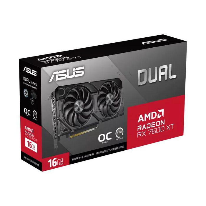 Asus Dual -Rx7600Xt-O16G Amd Radeon Rx 7600 Xt 16 Gb Gddr6 - W128827654