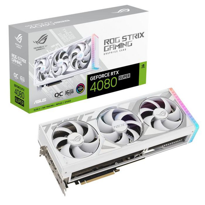 Asus Rog -Strix-Rtx4080S-O16G-White Nvidia Geforce Rtx 4080 Super 16 Gb Gddr6X - W128827695