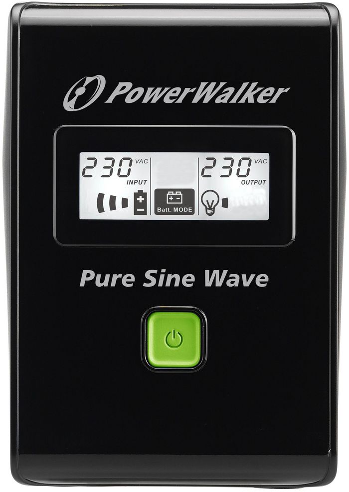 PowerWalker Vi 600 Sw Iec Uk Uninterruptible Power Supply (Ups) Line-Interactive 0.6 Kva 360 W 3 Ac Outlet(S) - W128829214