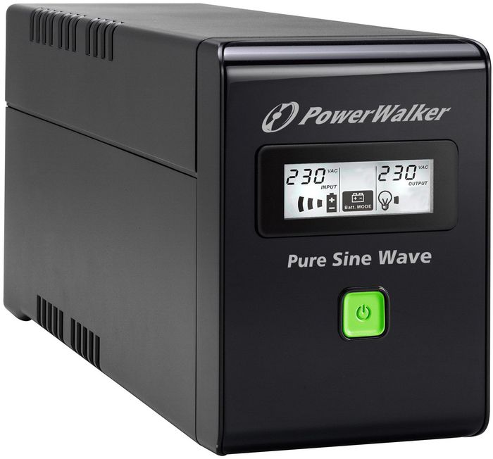 PowerWalker Vi 600 Sw Iec Uk Uninterruptible Power Supply (Ups) Line-Interactive 0.6 Kva 360 W 3 Ac Outlet(S) - W128829214