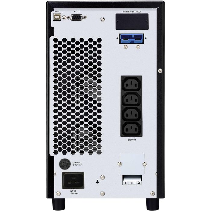 PowerWalker Vfi 3000 C Lcd Uk Uninterruptible Power Supply (Ups) Double-Conversion (Online) 3 Kva 2400 W 4 Ac Outlet(S) - W128829226