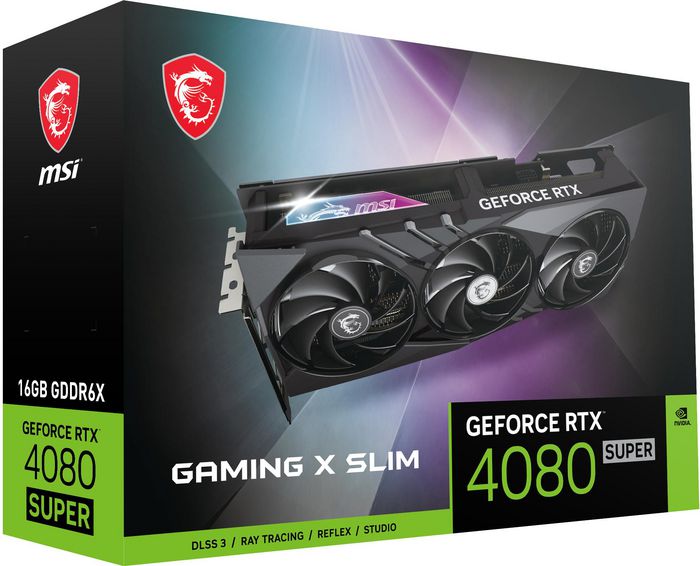 MSI Gaming Geforce Rtx 4080 Super 16G X Slim Nvidia 16 Gb Gddr6X - W128829576