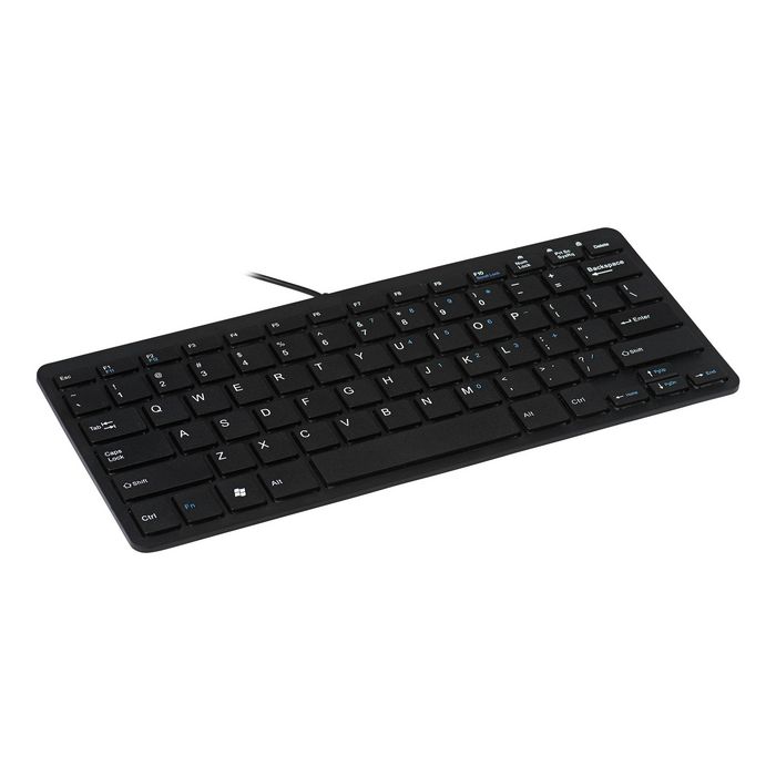 R-Go Tools R-Go Compact Keyboard, QWERTY (US), black, wired - W124371248