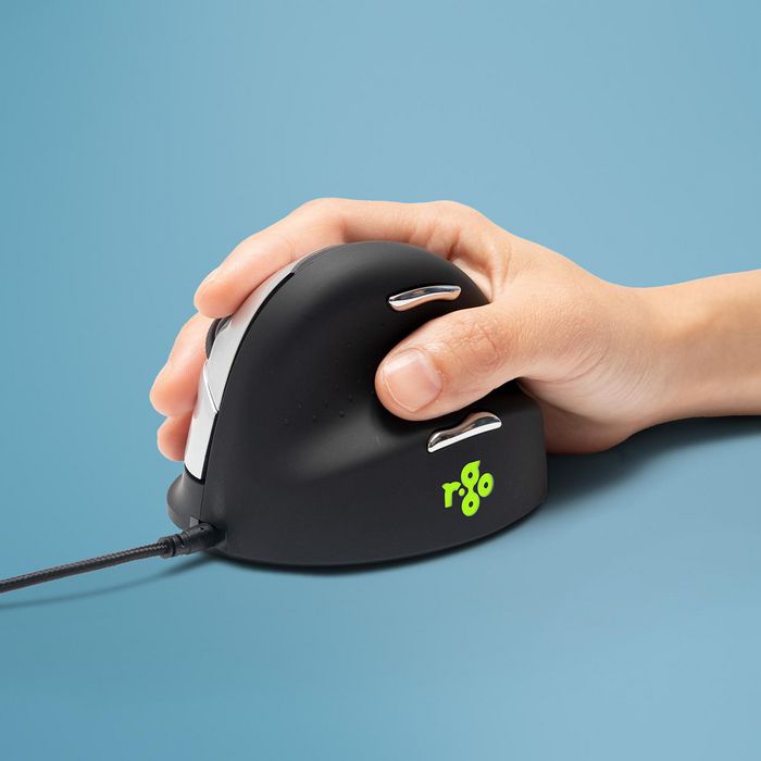R-Go Tools R-Go HE Mouse, Ergonomic mouse, Large (Hand Size above 185mm), Right Handed, wired - W125270539