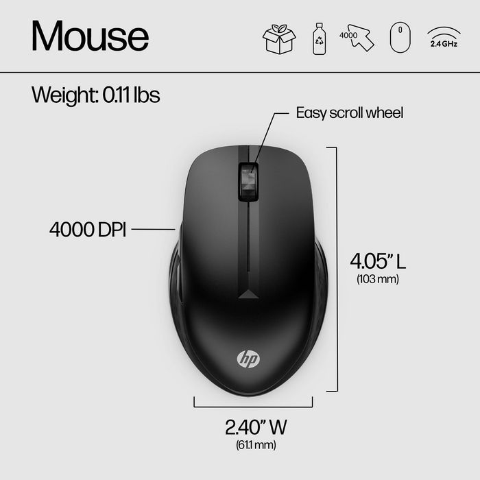 HP 430 Multi-Device Wireless Mouse - W126435814