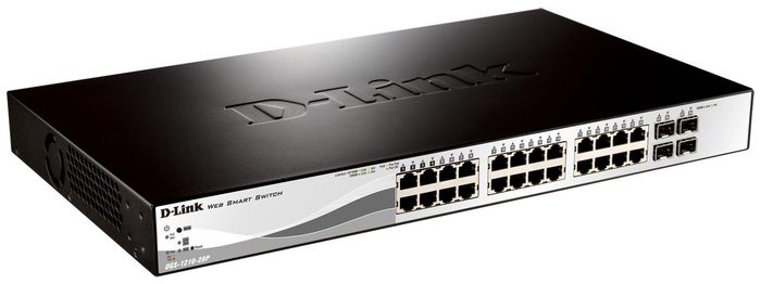 D-Link 24 PoE 10/100/1000 Base-T port with 4 x 1000Base-T /SFP ports - W127034616