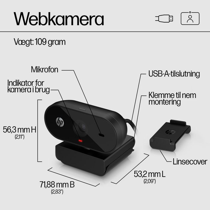 HP 320 FHD Webcam - W126816962