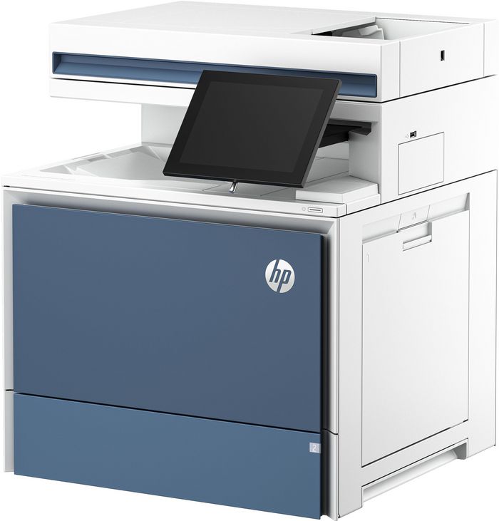HP Laserjet Color Enterprise Mfp 5800Dn Printer, Print, Copy, Scan, Fax (Optional), Automatic Document Feeder; Optional High-Capacity Trays; Touchscreen; Terrajet Cartridge - W128563419