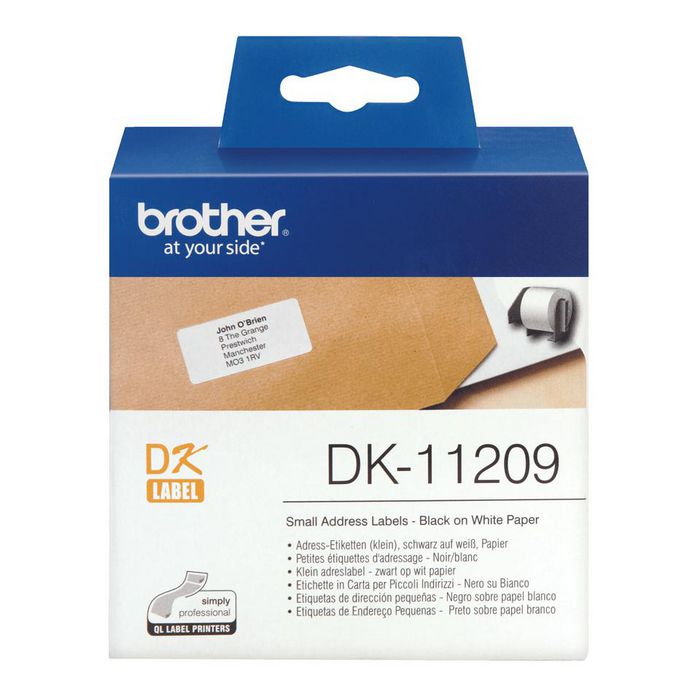 Brother DK11209 SMALL ADDRESS LABELS - MOQ 3 - W124348681