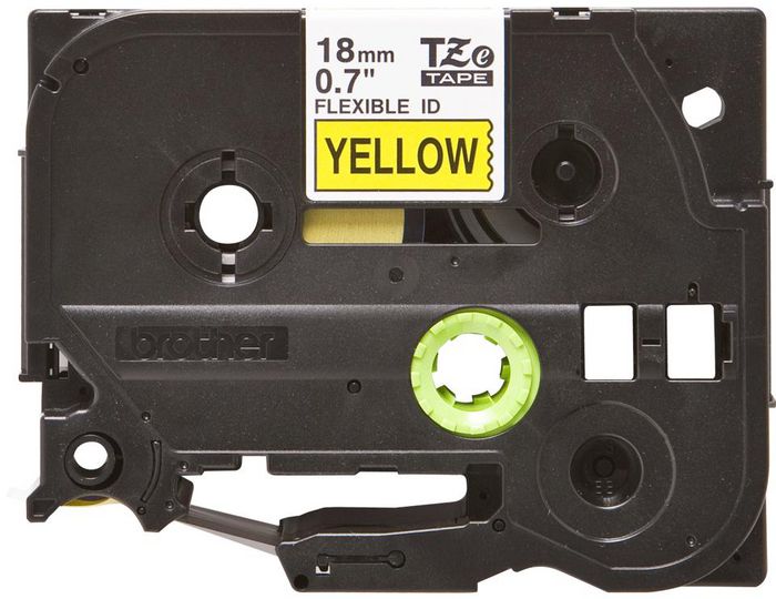 Brother Tape Black on Yellow 18mm - W124676528