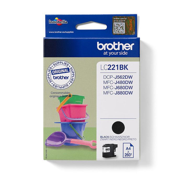 Brother LC221BK INK FOR MINI 15 - MOQ 5 - W124861107