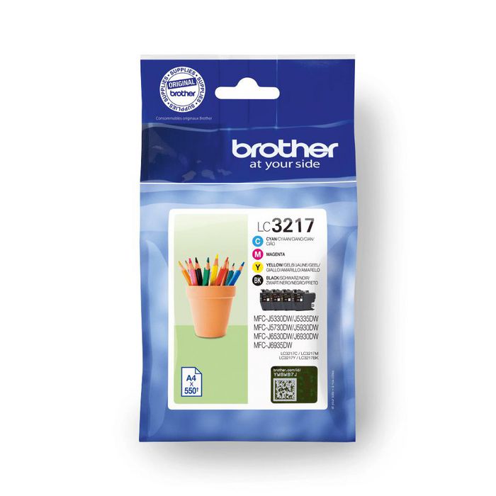 Brother LC3217 VALUE PACK INK FOR BH17 - MOQ 4 - W125260970