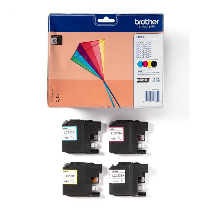 Brother LC223 VALUE BP INK & DR SEC TAG - MOQ 4 - W125285487