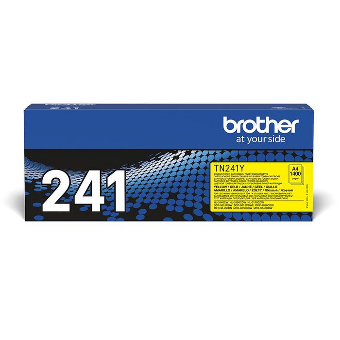 Brother TN241 YELLOW TONER FOR DCL - MOQ 4 - W124476312