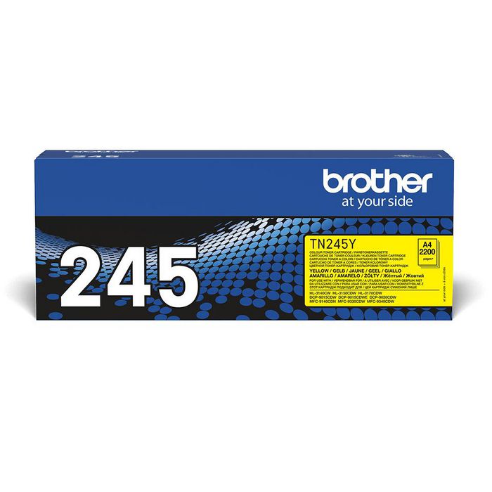 Brother TN245 YELLOW HY TONER FOR DCL - MOQ 4 - W125175771