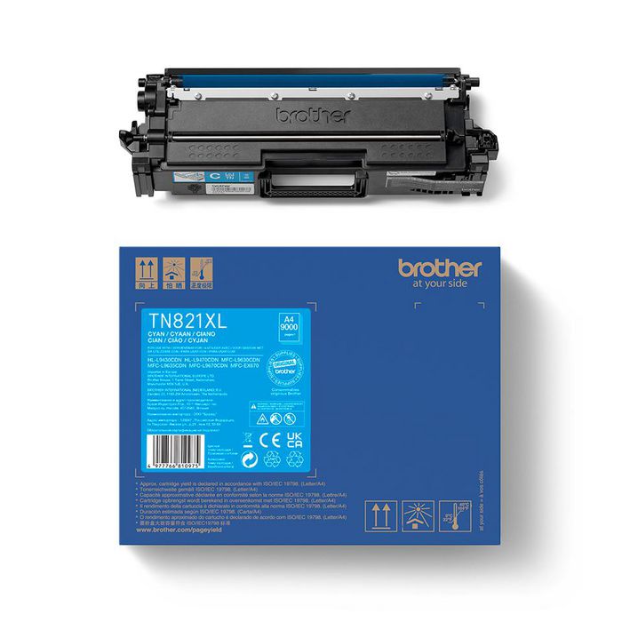 Brother Toner Cartridge 1 Pc(S) Compatible Cyan - W128564021