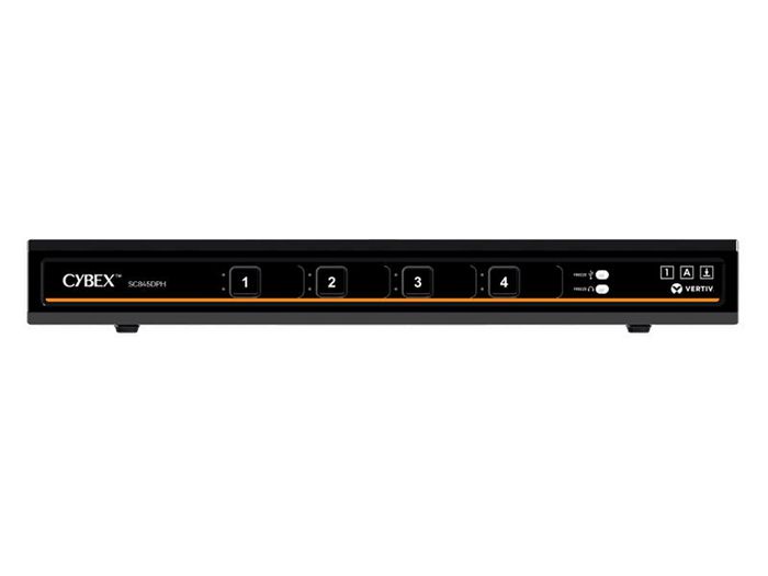 Vertiv CYBEX™ SC Universal DP/H + USB-C Secure KVM Switch 4-Port Single Display, with CAC,PP4.0 - W126845671
