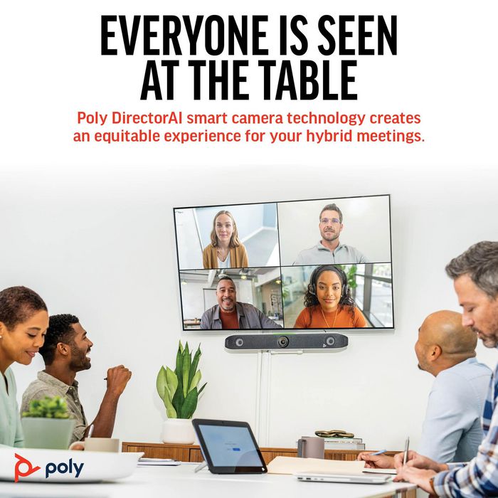 Poly Studio X52 Video Conferencing System Ethernet Lan Group Video Conferencing System - W128827294