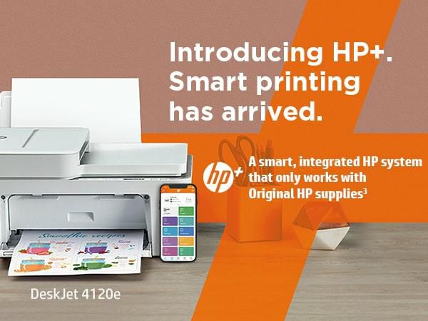 HP DeskJet 4120e All-in-One Printer, Print, 4800 x 1200 DPI, Copy, 300 x 300 DPI, Scan, 1200 x 1200 DPI, A4, Display, 64 MB - W126475233