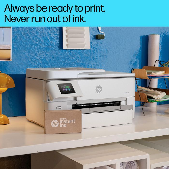 HP Officejet Pro Hp 9720E Wide Format All-In-One Printer, Color, Printer For Small Office, Print, Copy, Scan, Hp+; Hp Instant Ink Eligible; Wireless; Two-Sided Printing; Automatic Document Feeder; Print From Phone Or Tablet; Scan To Email; Scan To Pdf; Touchscreen; Quiet Mode - W128829560