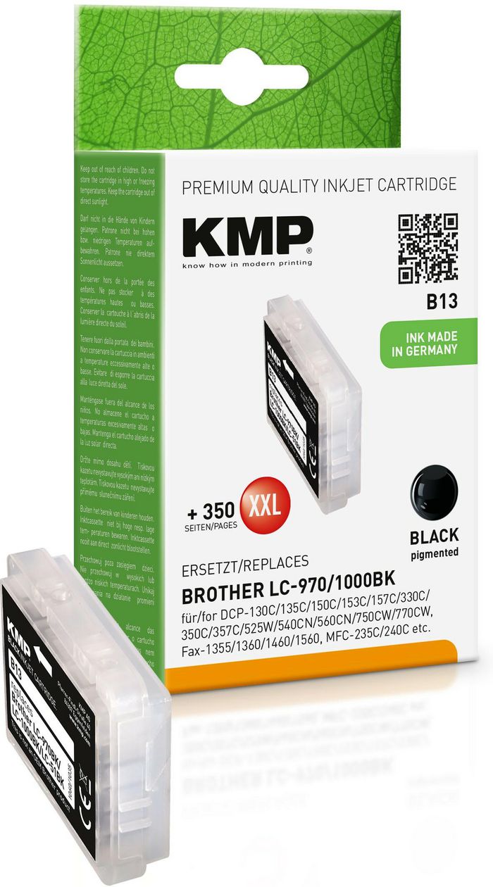 KMP Printtechnik AG B13 ink cartridge black compat - W124397805