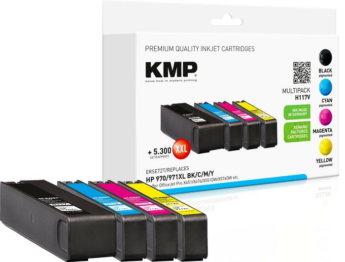 KMP Printtechnik AG Cart. HP 970/971XL (CN-625AE/6 - W124404304