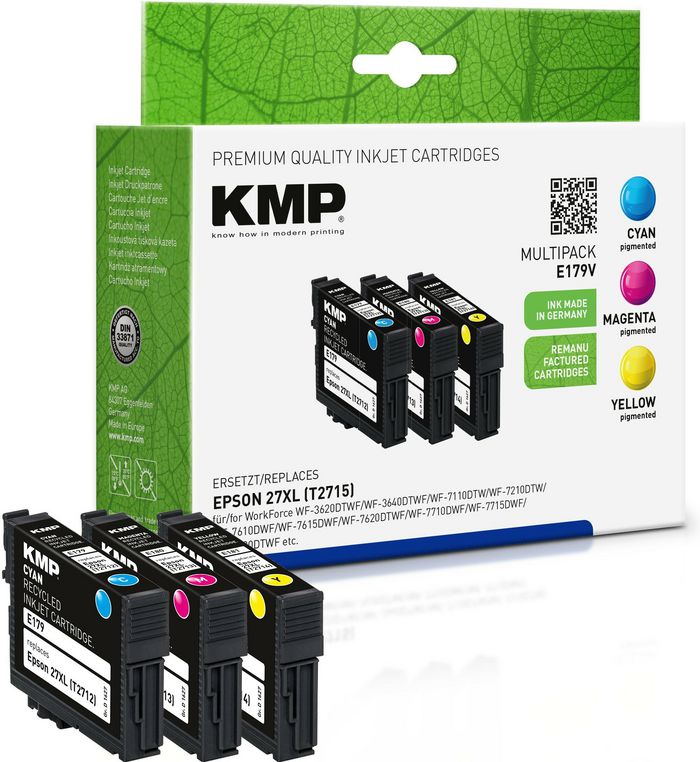 KMP Printtechnik AG Multipack E179V Cyan Magenta Yellow - W124702951