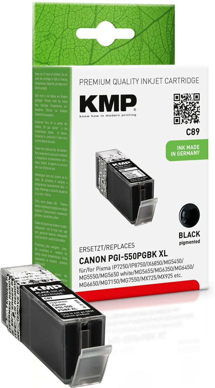 KMP Printtechnik AG C89, Replace for Canon PGI550PGBKXL (6431B001) - W125081172