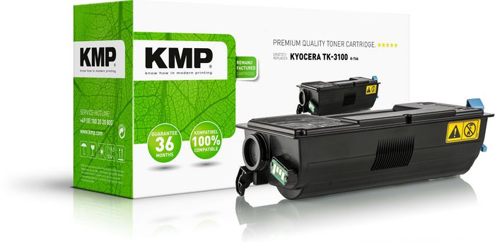 KMP Printtechnik AG Kyocera TK3100, Black, 16500 Pages - W124707825